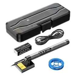 Type-C Mini Digital USB Charging Iron Portable Wireless Home Appliance Repair DIY Kit Set Welding Tools