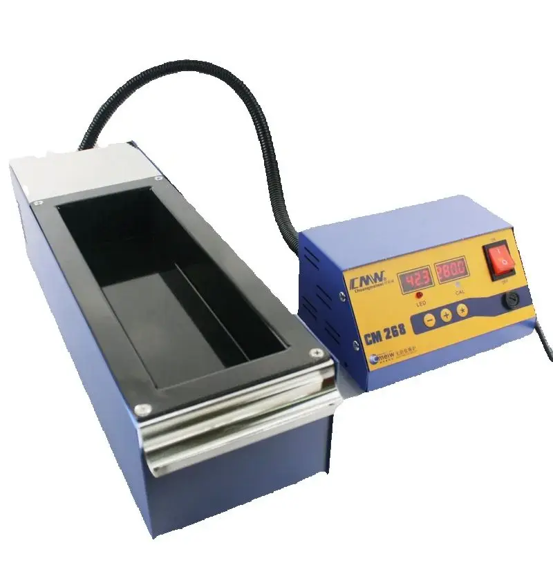 Split type Tin molten pot CM-268 Solder Furnace Lead-free Soldering Device 220V 110V for Inductor and enameled wire