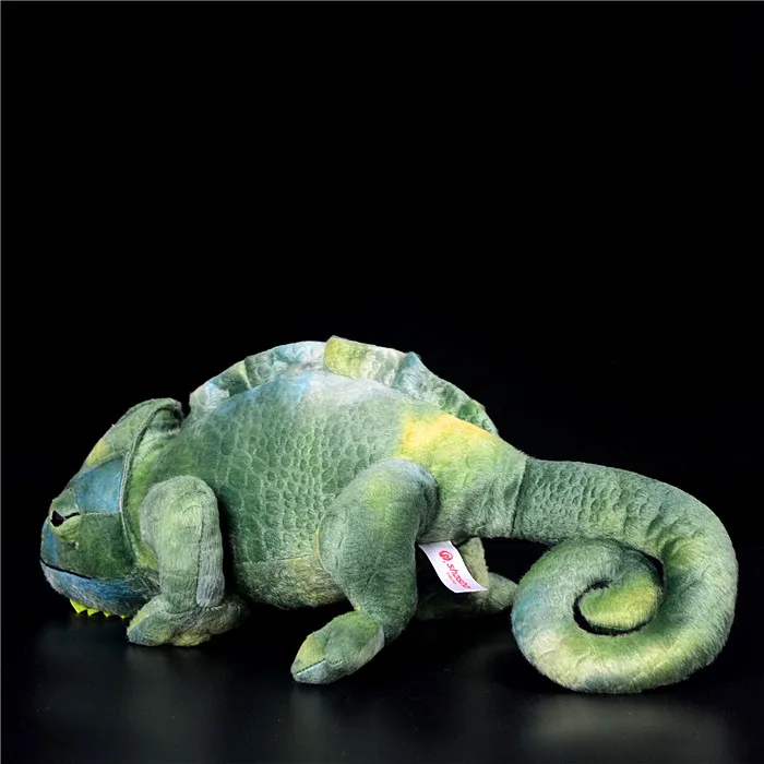Funny Realistic Chameleon Plush Toy Lizard Wild Reptile Doll Kids Girl Birthday Gift