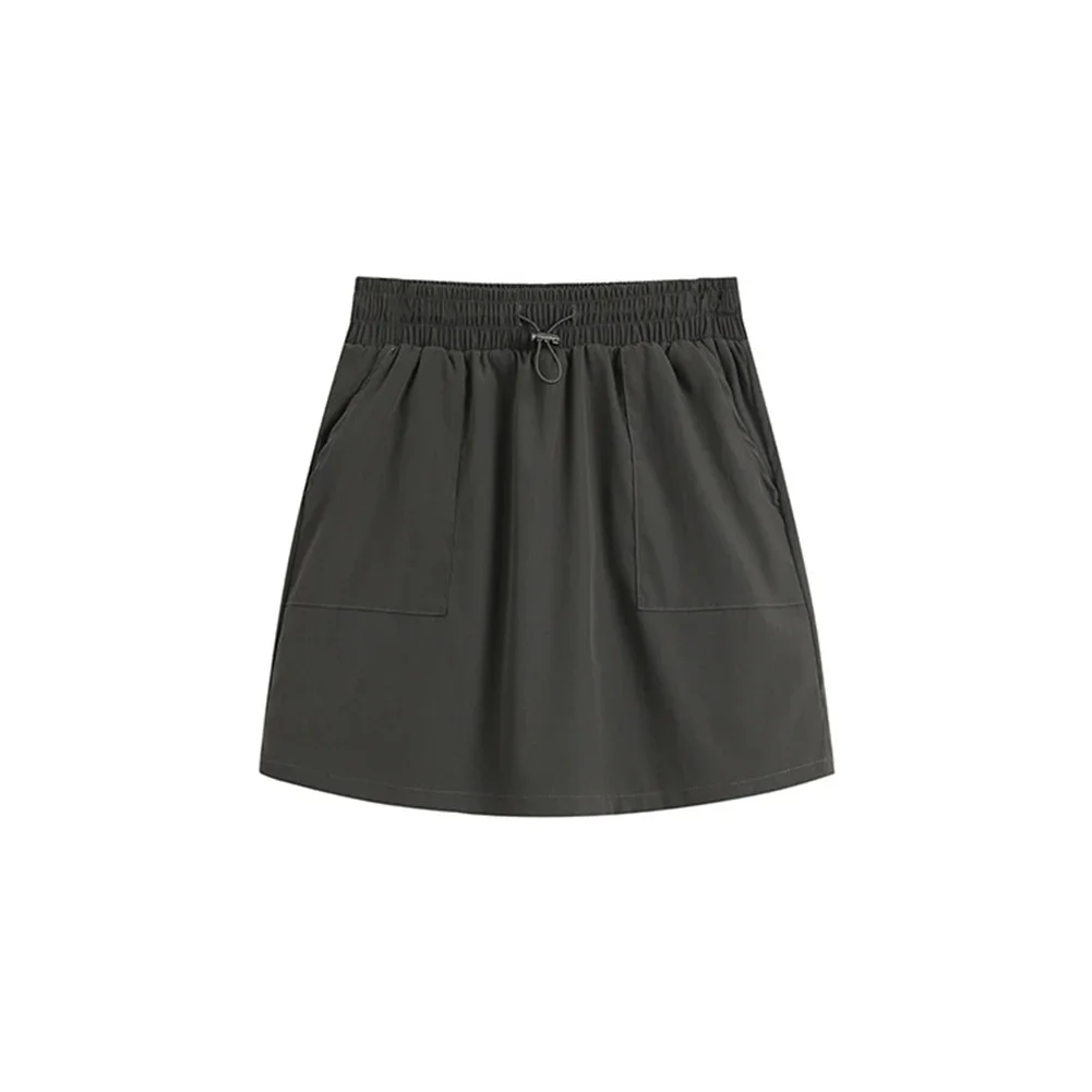 Daily Wear Office Environment High Waist Skirt Casual Fashion Skirt Army Green All Seasons Wear Brand New Item