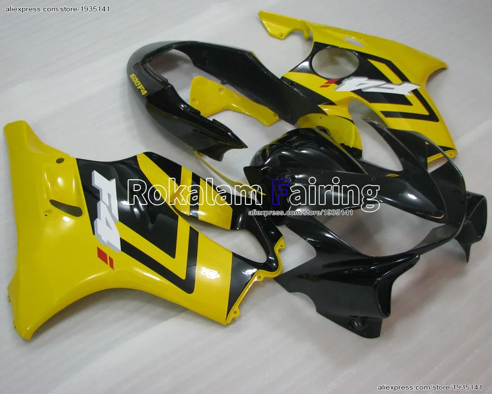 

For Honda CBR600 F4i 2004-2007 CBR 600F4i 04 05 06 07 Yellow Black Bodywork Motorcycle Fairing (Injection molding)