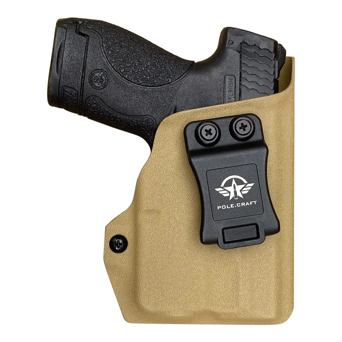 M&P Shield 40 Holster with TLR-6 Light Laser IWB Kydex Holster Custom Fit: M&P Shield 9mm/.40 w/TLR-6 Inside Waistband Concealed