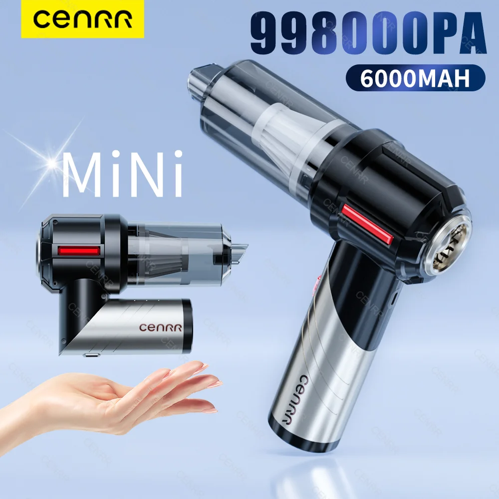 

CENRR 998000PA Car Vacuum Cleaner Portable Handheld Mini Vacuum Cleaner Wireless Strong Suction Car Cleaner Cleaning Machine