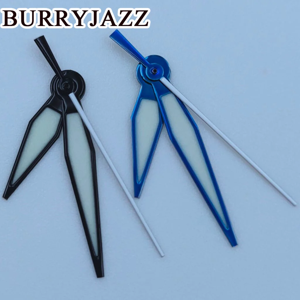 Burryjazz Nh35 Nh36 Nh38 7s26 7s36 4r35 4r36 Watch Hands Black Blue Hands Groen Lichtgevend