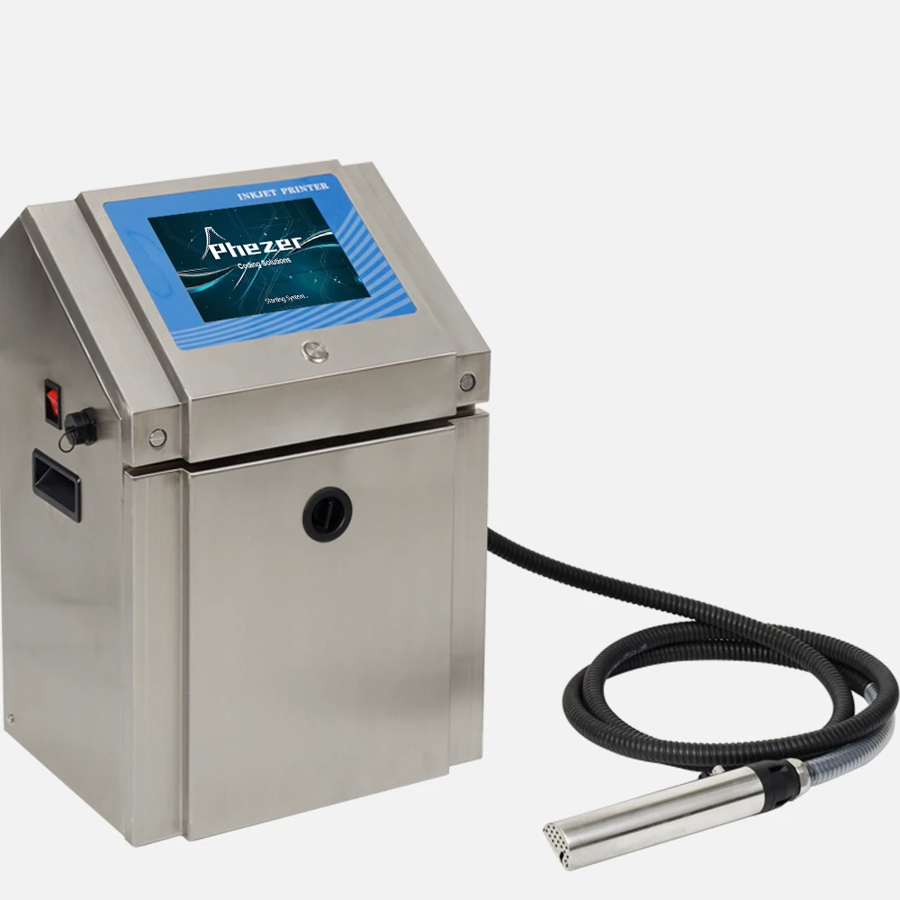 Production Line Inkjet Coder Small Character Inkjet Printer Cij Printer Industrial Expiry Date Batch Dot Matrix Coding