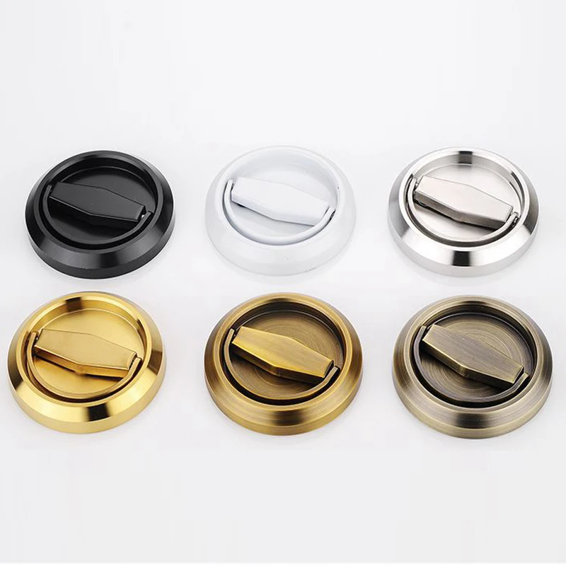 

Invisible Concealed Door Handle 304 Stainless Steel Pull Ring No Punching Fire Door Passage Room Door Cabinet Handle