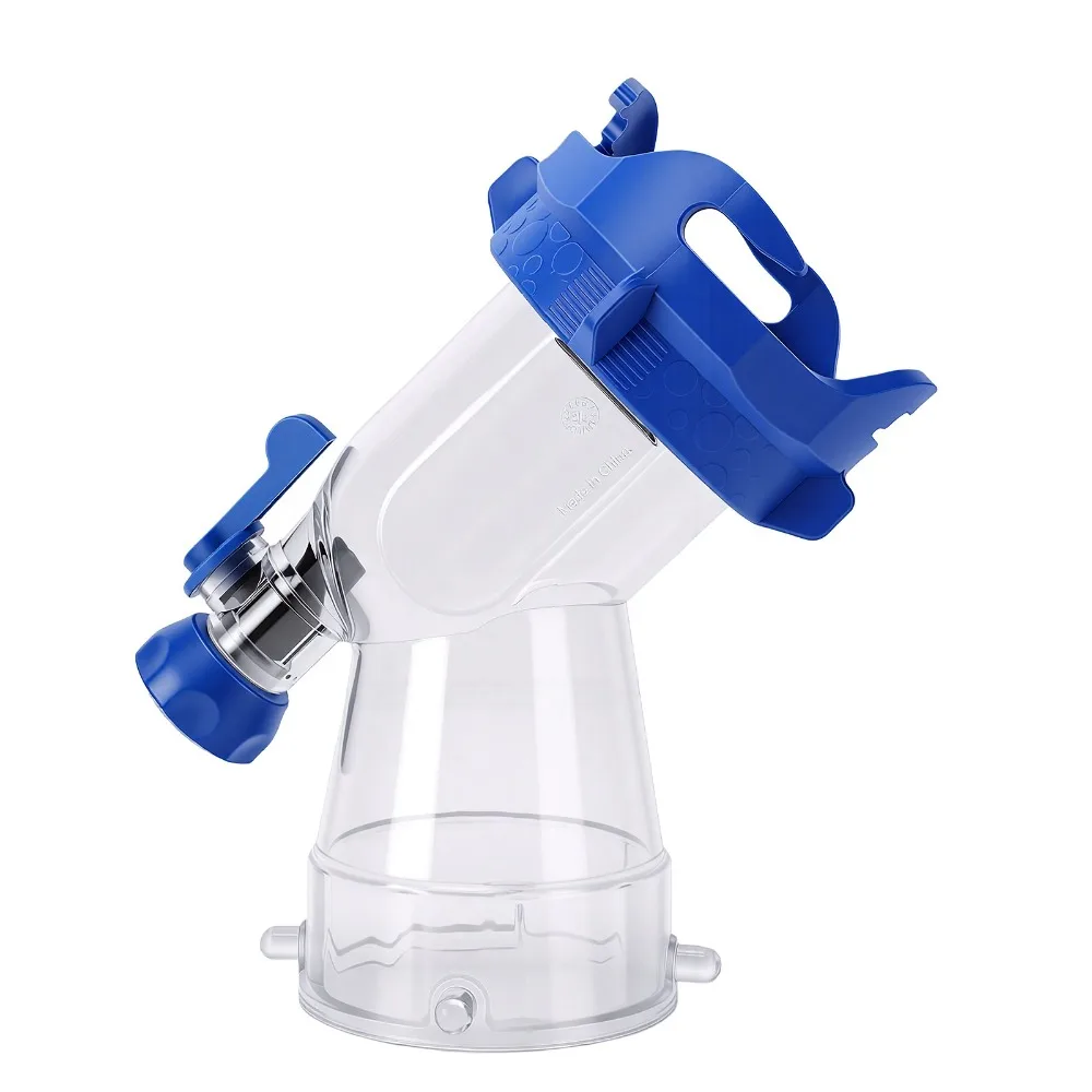 45 Degree Tank Rinser Backflow Preventer Clear Elbow Waste Tank Flush Valve Transparent Window Plastic Construction