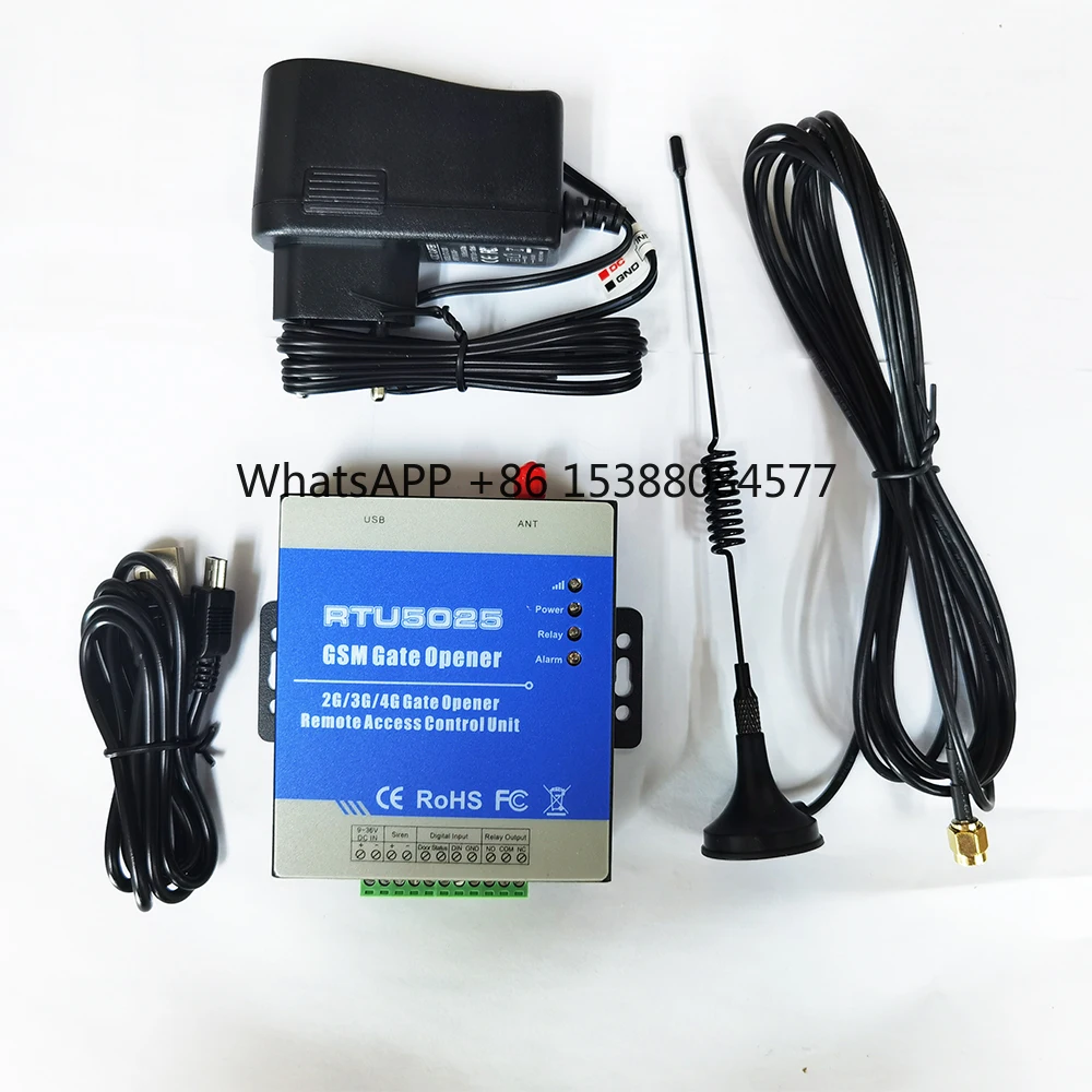 

GSM Gate Opener RTU5025 4G Remote Access Controller Unit ON/OFF Relay Switch