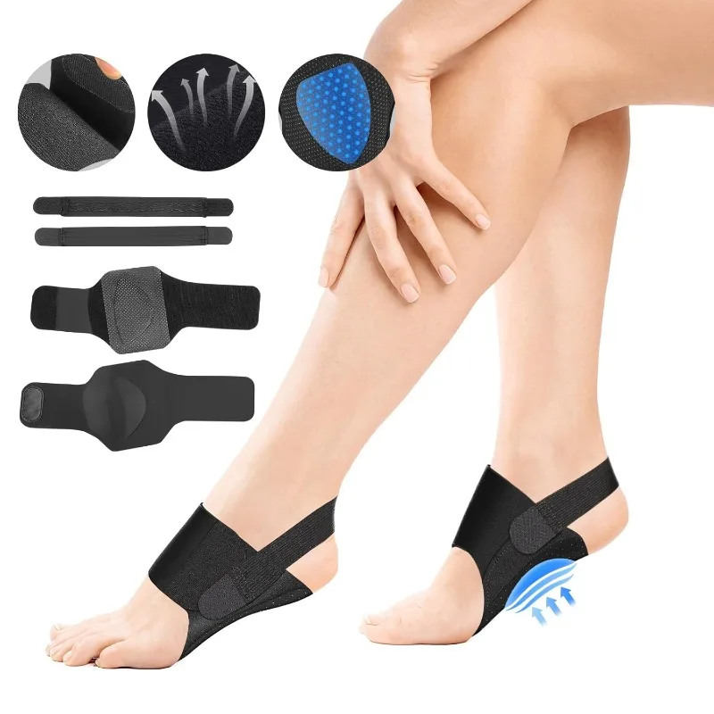 

1pair Arch Support Braces Non-Slip Wearable Orthopedic Pads for Women Men Plantar Fasciitis Flat Feet High Fallen Pain Unisex