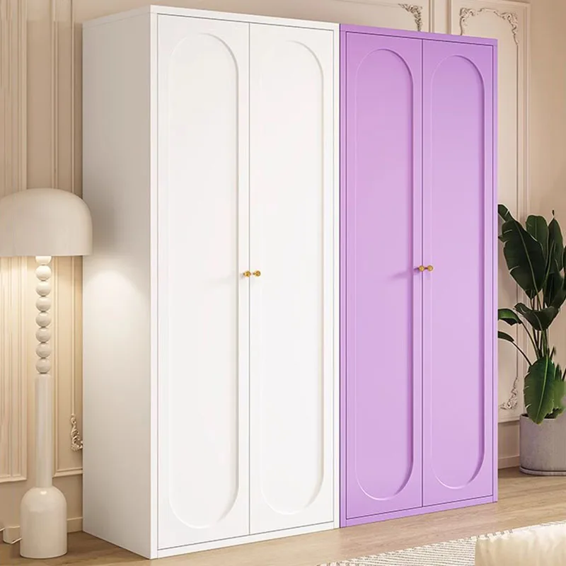 

Storage French Style Wardrobe Cube Storage Iron White Organizer Wardrobe Clothes Cupboard Szafa Na Ubrania Bedroom Furniture