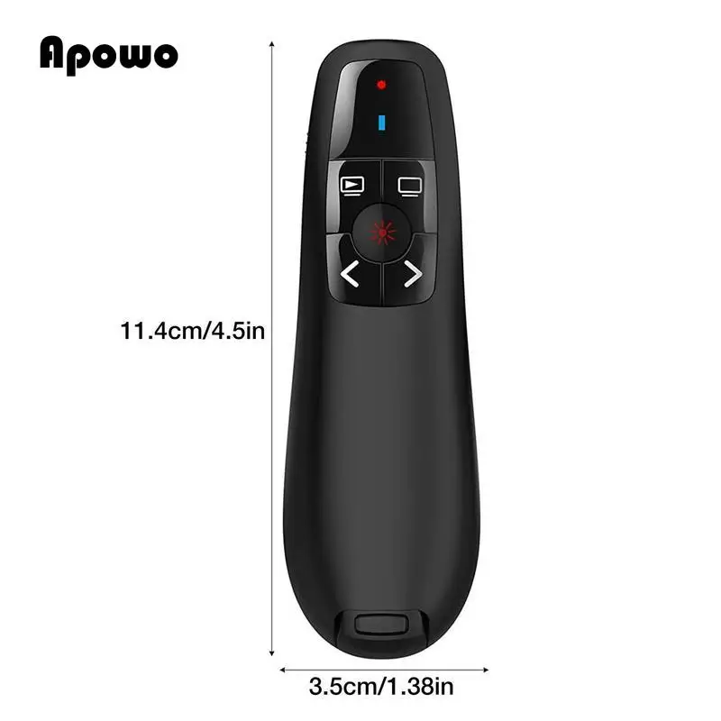 2.4GHz Wireless Powerpoint Pen Presentation Clicker USB Remote Control F-lip Presenter Pointer PPT Slide Advancer Pen