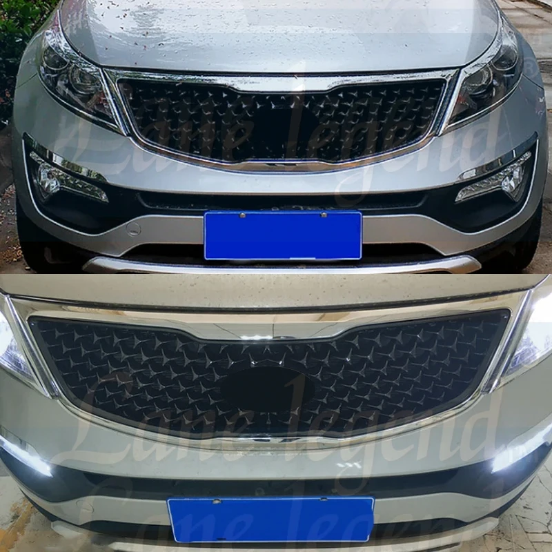 For KIA Sportage 3 SL/Sportage R 2011-2015 Racing Grills Front Hood Radiator Grille Trim Racing Grills