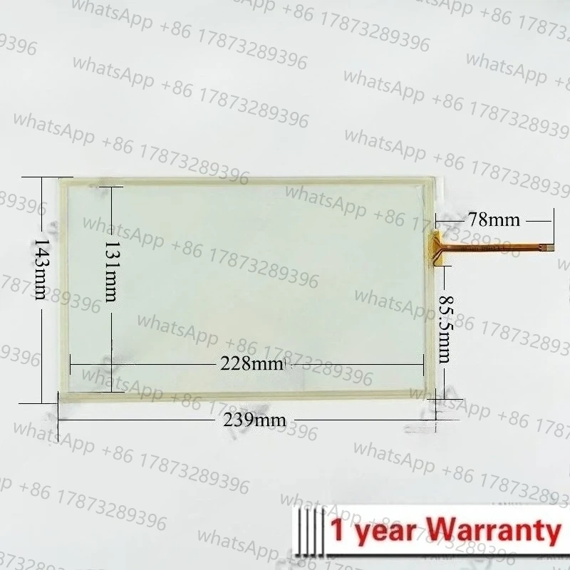 KDT-6965 Digitizer Kaca Layar Panel Sentuh untuk Layar Sentuh KDT-6965
