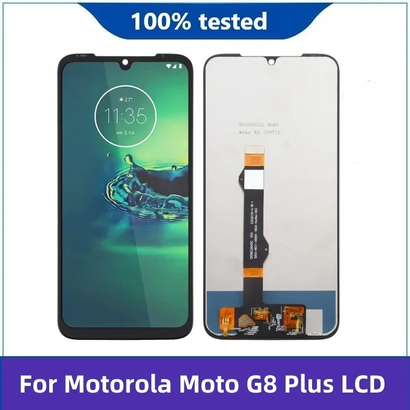 

new For Motorola Moto G8 Plus LCD Display Touch Screen Digitizer Assembly Replacement FOR moto XT2019 XT2019-2 LCD