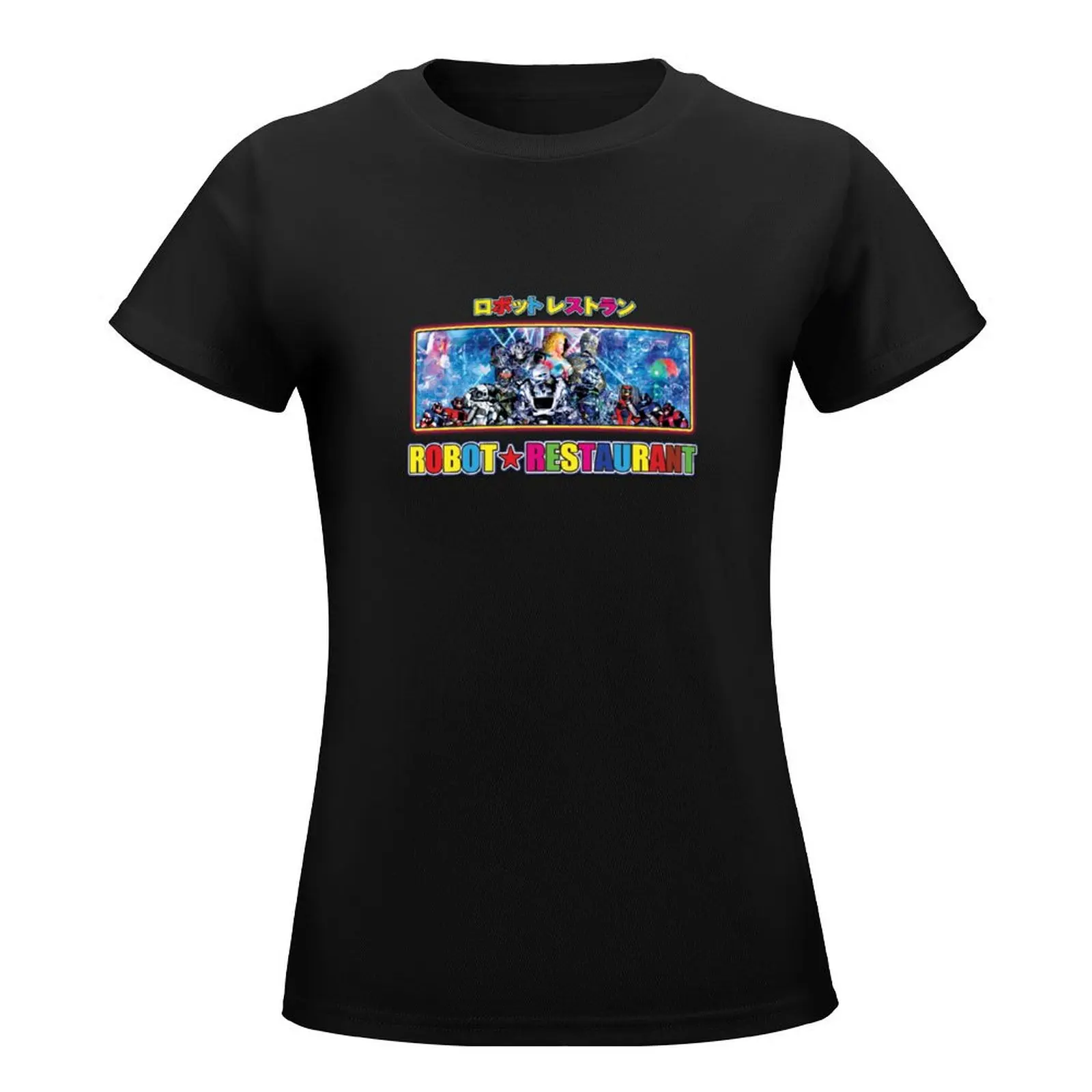 Robot Restaurant T-Shirt Blouse summer top shirts graphic tees fashion woman blouse 2024