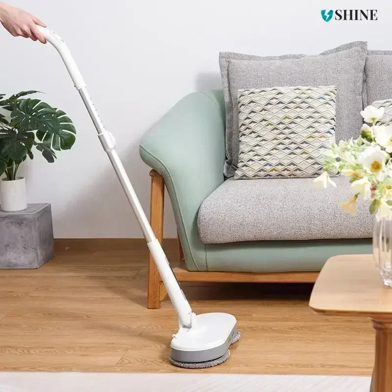 

Hand-Push Automatic Mopping Machine - All-in-One. Lazy Mopping. Sweeping. Cordless Mop for Home.