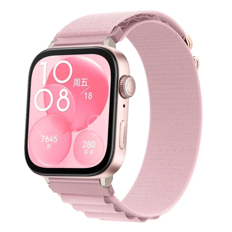 Alpine Nylon Loop Strap For Huawei Watch Fit 3/4/5 Sports Bracelet Replacement Wristband For Huawei Fit 4/5 Pro Belt Accesorios