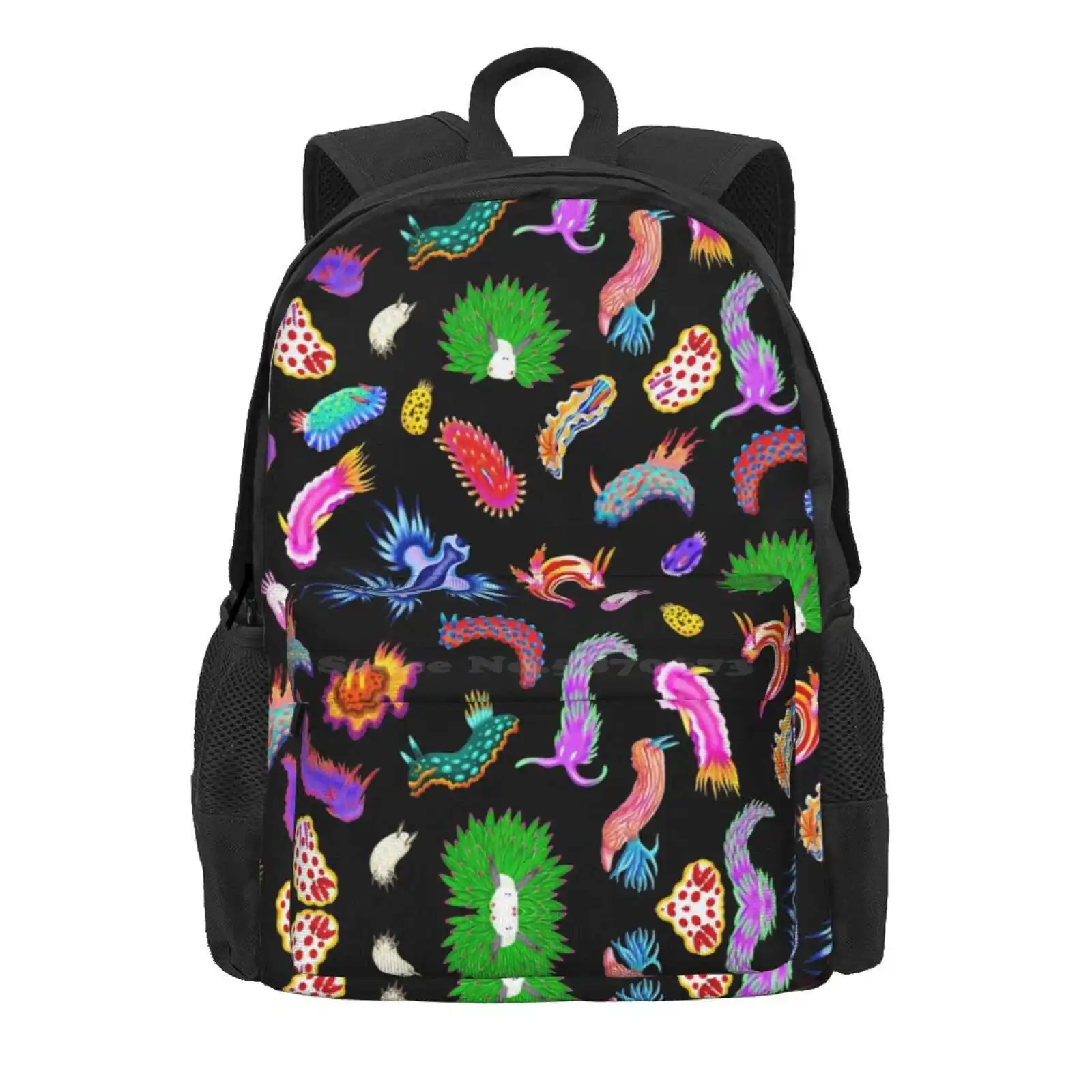 Rainbow Nudibranchs (Sea Slugs) Assortment Hot Sale Schoolbag Backpack Fashion Bags Sea Slugs Seaslugs Nudibranchs Rainbow