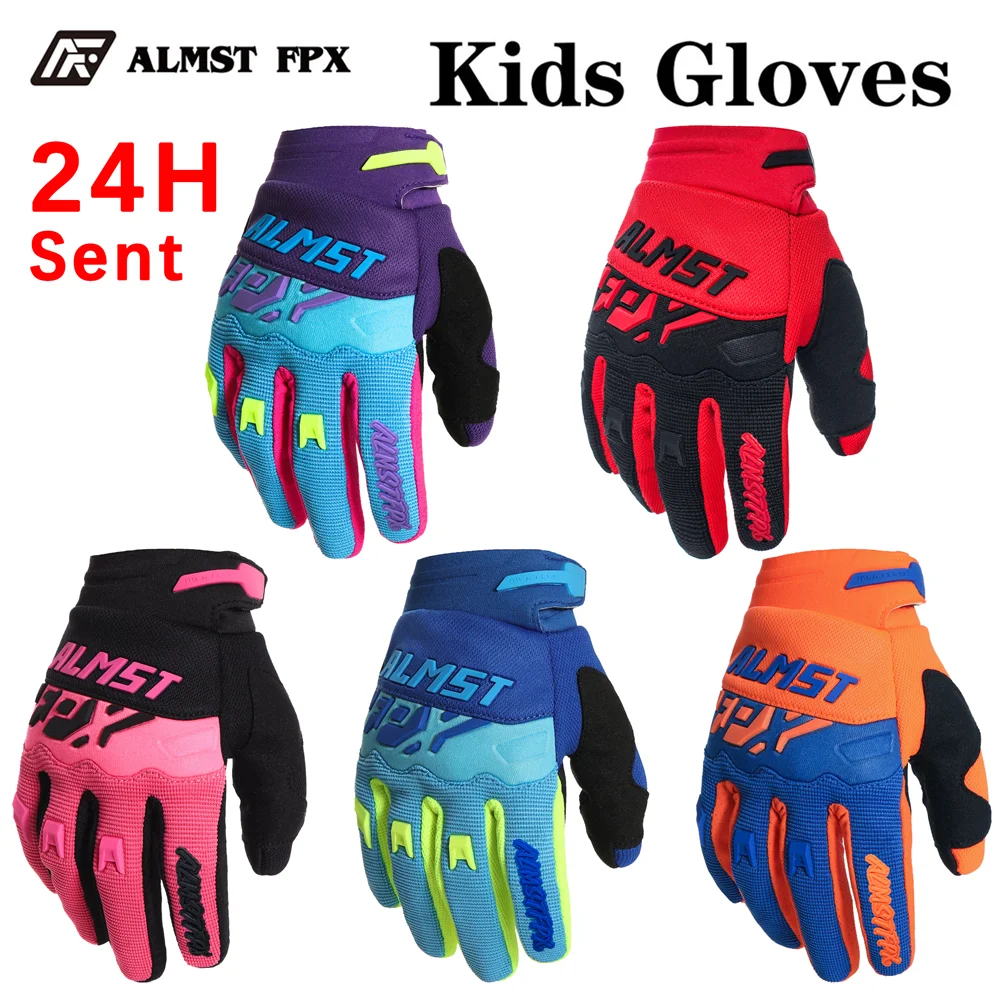 Almst Fpx Kinder-Fahrradhandschuhe für Jungen und Mädchen, rutschfest, Klimmzug, Outdoor-Sport, Kinder-Laufrad-Handschuhe, verschleißfest – Detail 3