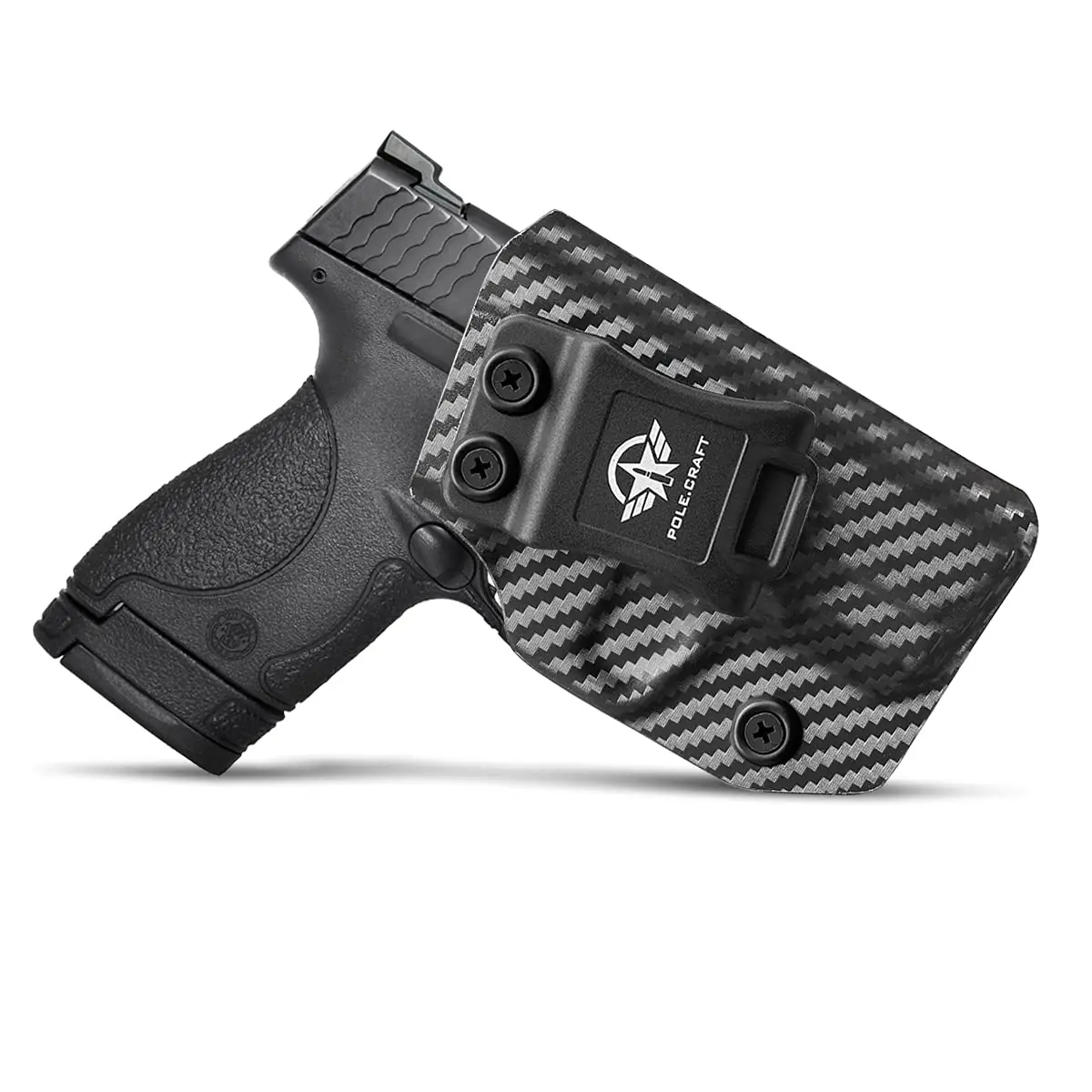 M&P Shield 9mm Holster, Carbon Fiber Kydex Holster IWB for Smith & Wesson M&P Shield 9mm .40 3.1