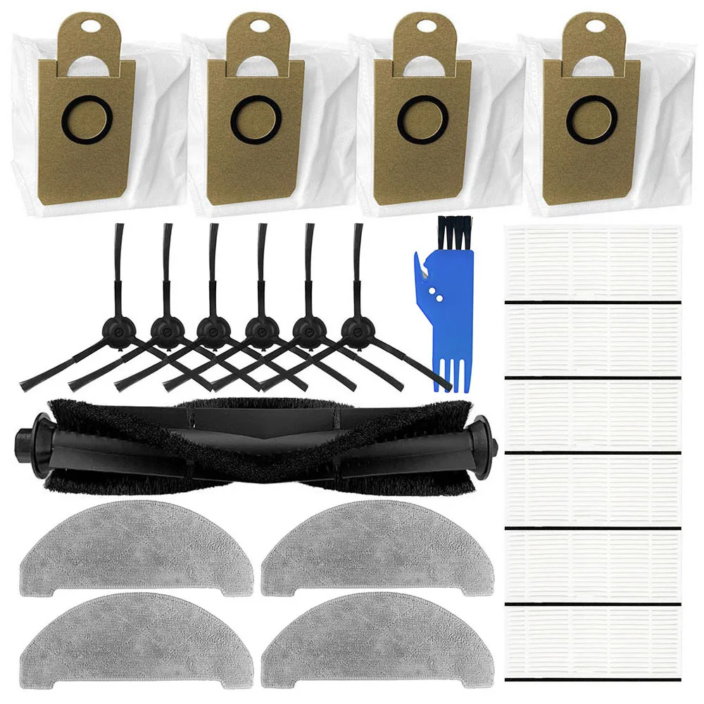Main Brush Cover Dust Bags Mop Rag Hepa Filters Side Brushes For Viomi S9 Robot Vacuum Cleaner Accessories