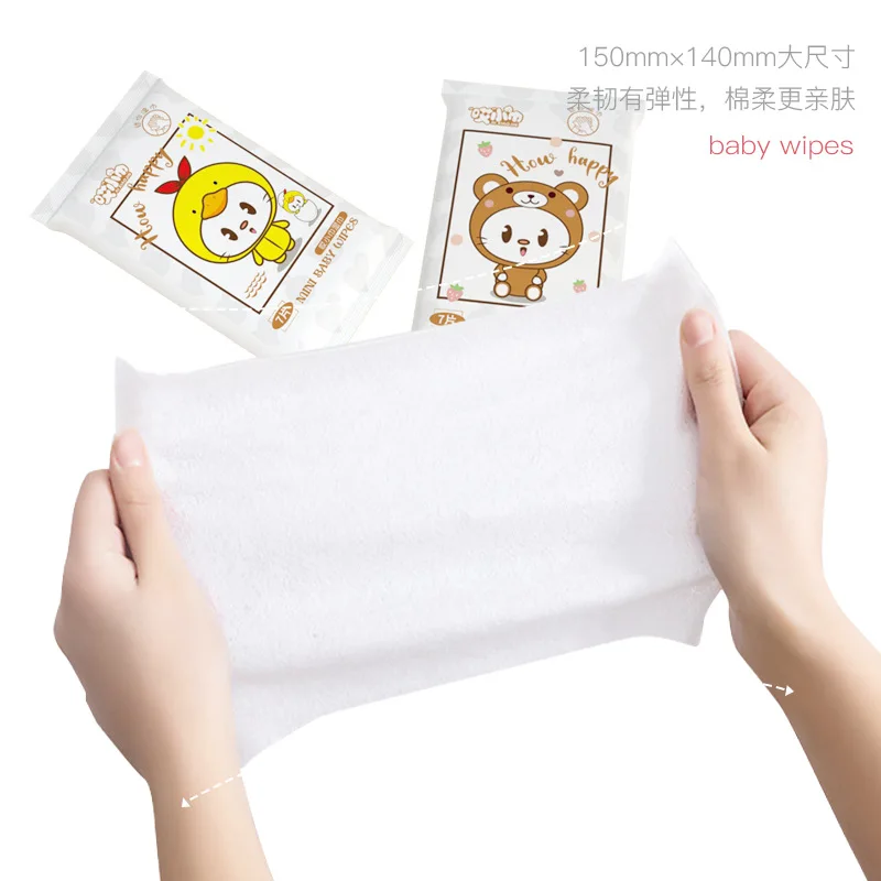 8 packs 64 mini packs of wipes Carry hand and mouth wipes for travel wipes