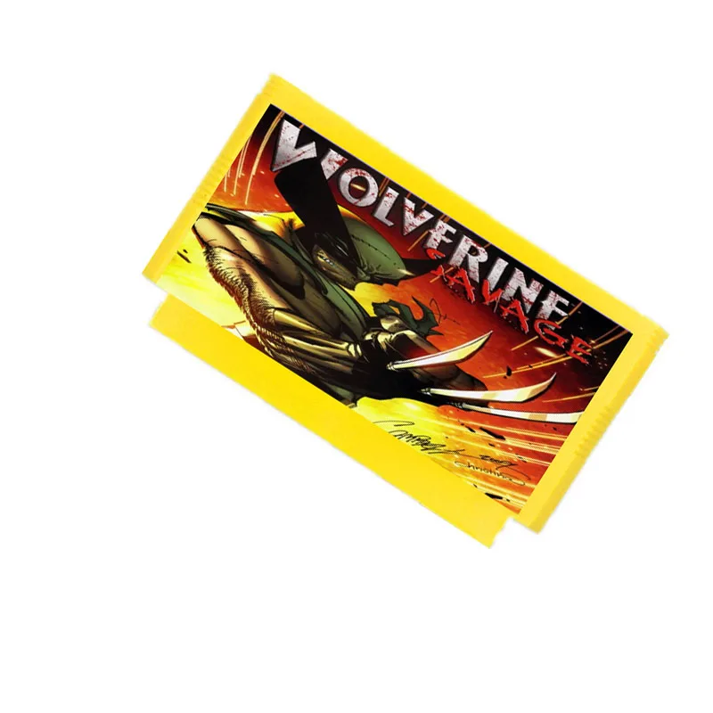 ตลับวูล์ฟเวอรีนสำหรับคอนโซล FC 60พินการ์ดเกมวิดีโอ