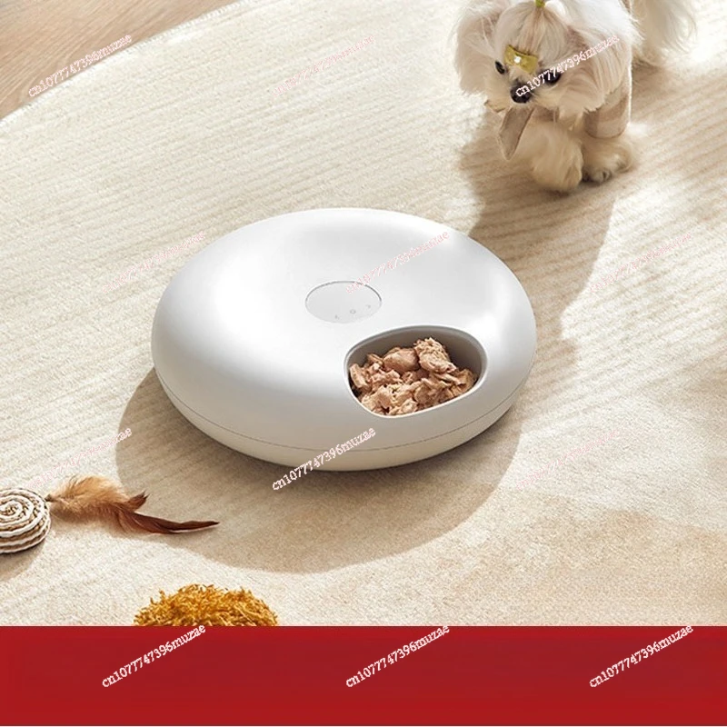 Cat Feeder Smart, Snack Freeze-Dried Canned Cat Food Dispenser for Wet and Dry Food Accessories