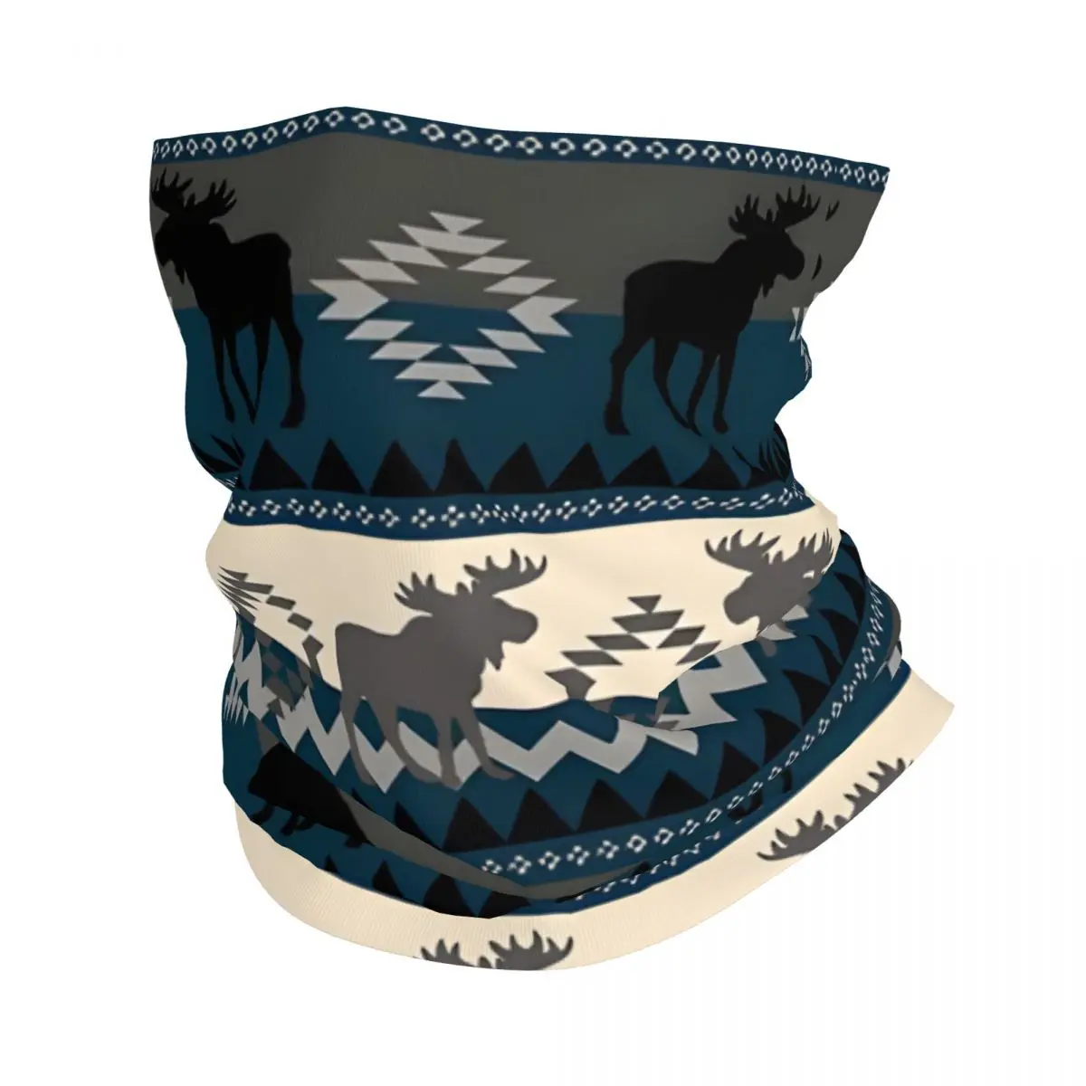 Moose Thin Bandana Neck Gaiter Wrap Scarf Headband Neck Cover