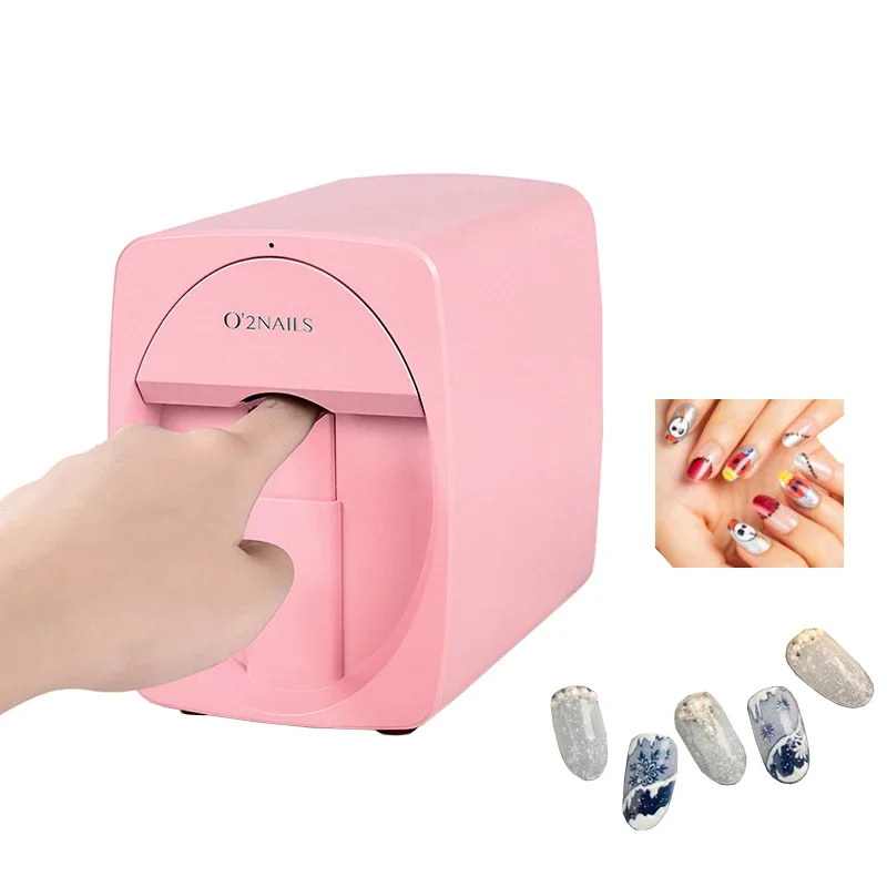 Machine Professionnelle d'Impression d'Ongles Portable, pour Salon de Manucure et Maison