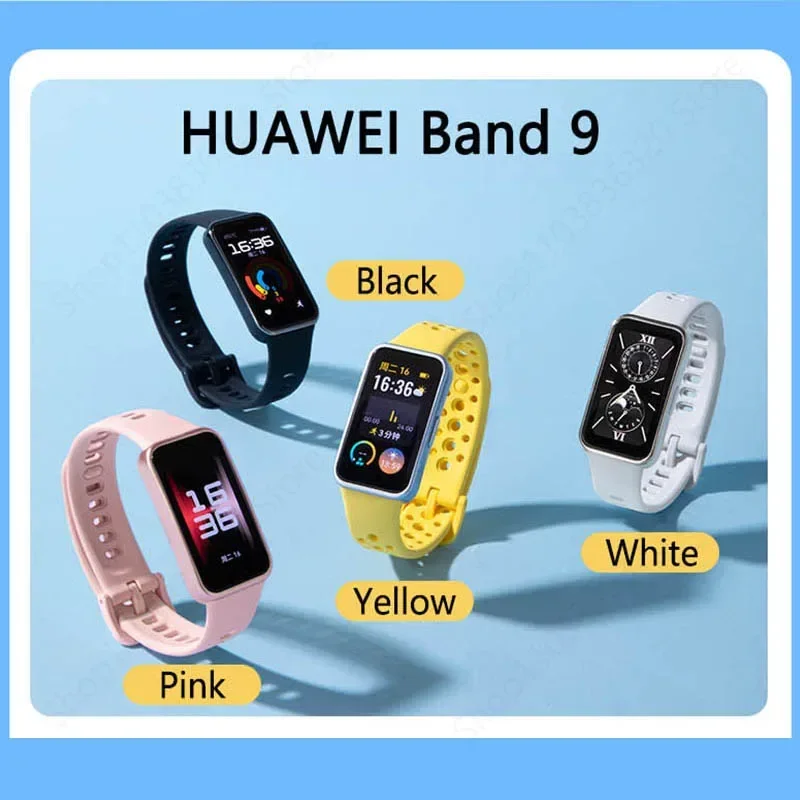 Original HUAWEI Band 9 Smart bracelet 1.47'' AMOLED Screen Heart Rate 2 Weeks Battery Life Smartband 2025 New.