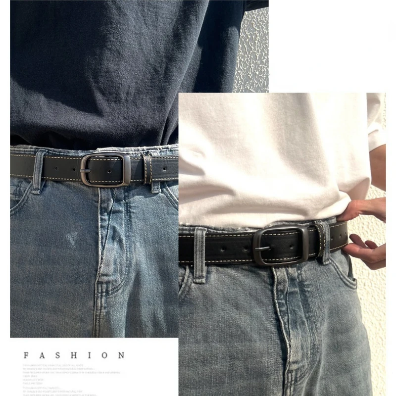 

Ins Trend Men's Belt Simple Personality Pants Belt for Men Street Style Youth Harajuku Designer Waistband Wholesale