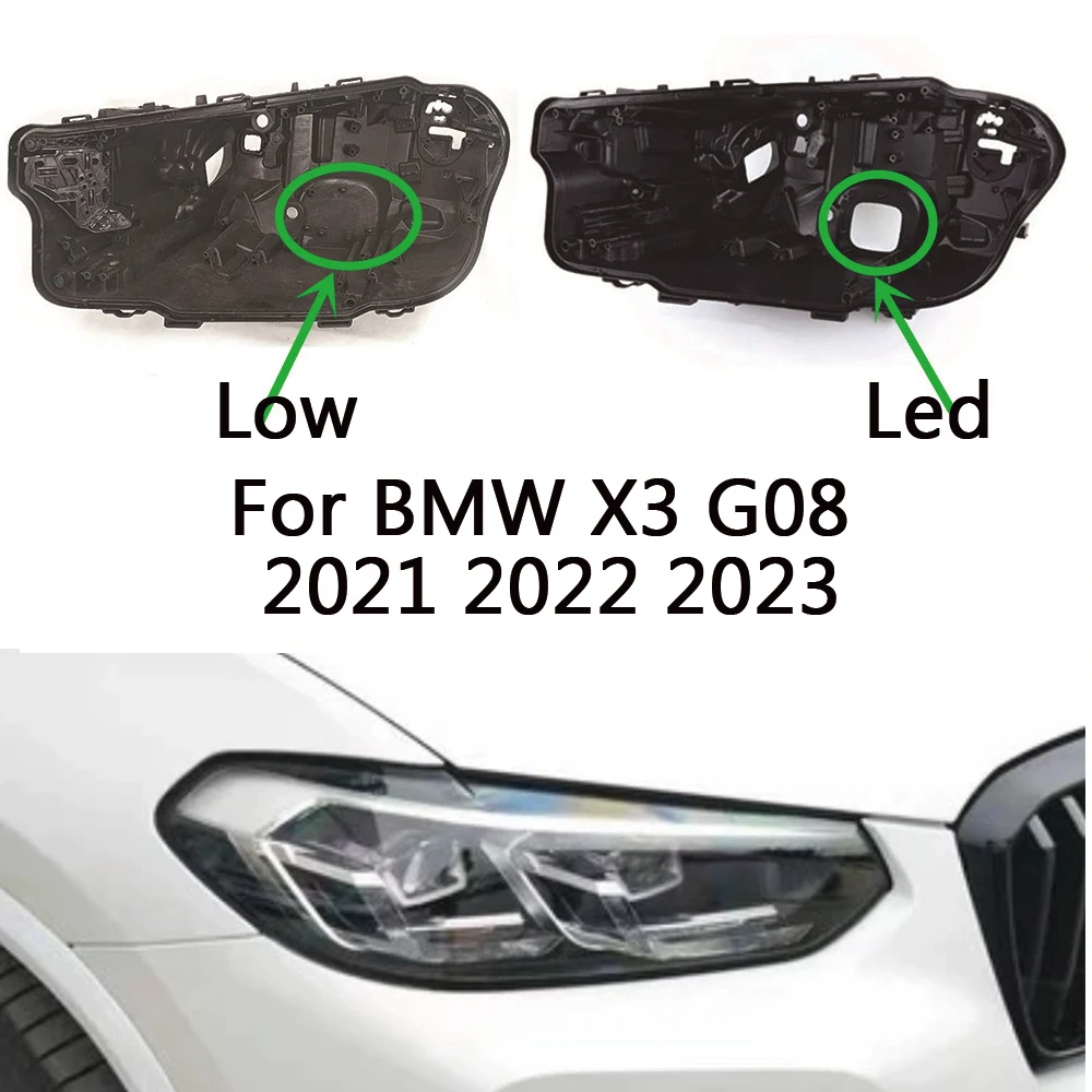 

For BMW X3 G08 2021 2022 2023 Headlight Base Headlamp House Headlamp Rear Cover Auto Headlight Back House Headlamp Rear Shell