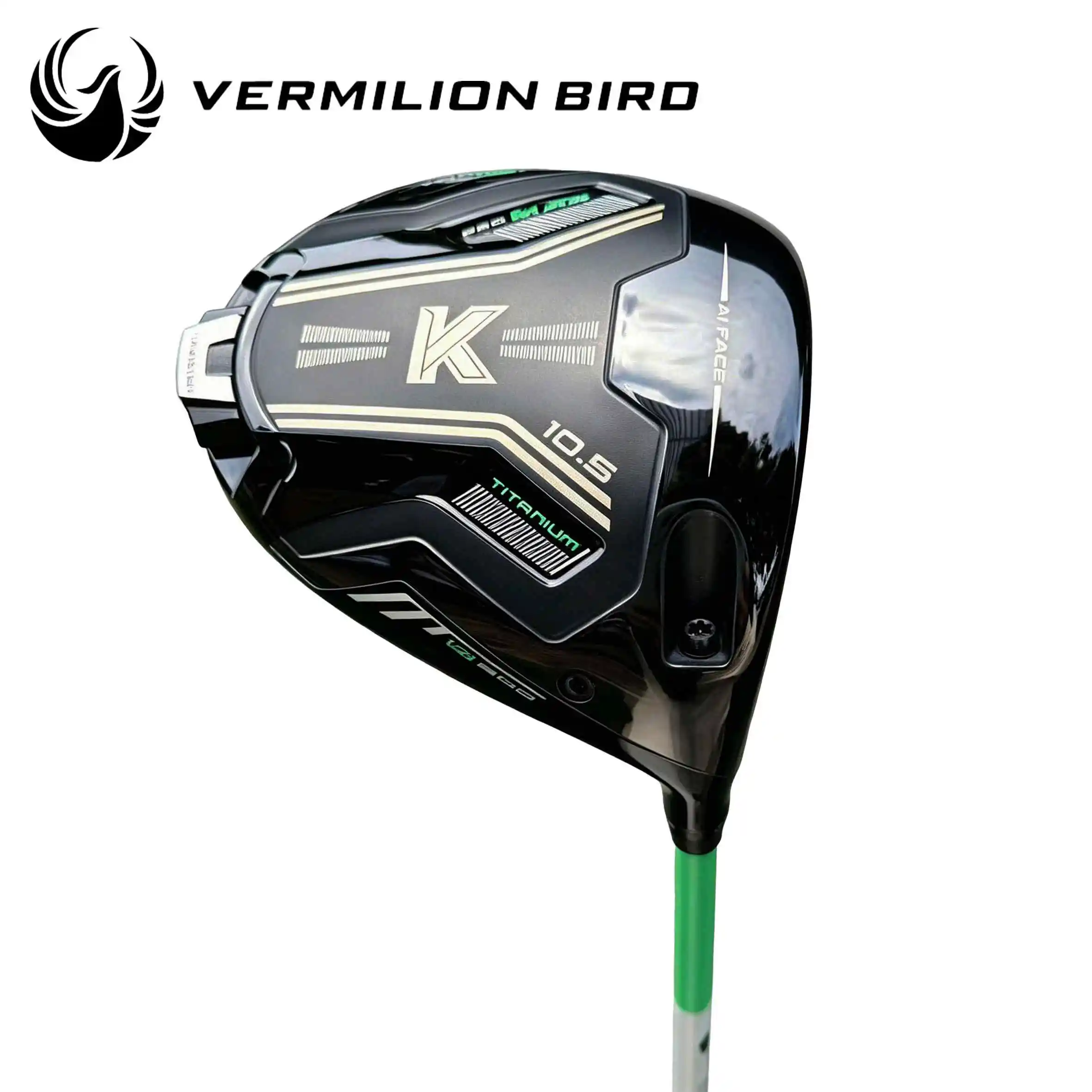 Vermilion Bird K MAX Golf Driver 9.5/10.5 Degree Titanium AI Face 460CC Adjustable Loft Graphite Shaft High Forgiveness