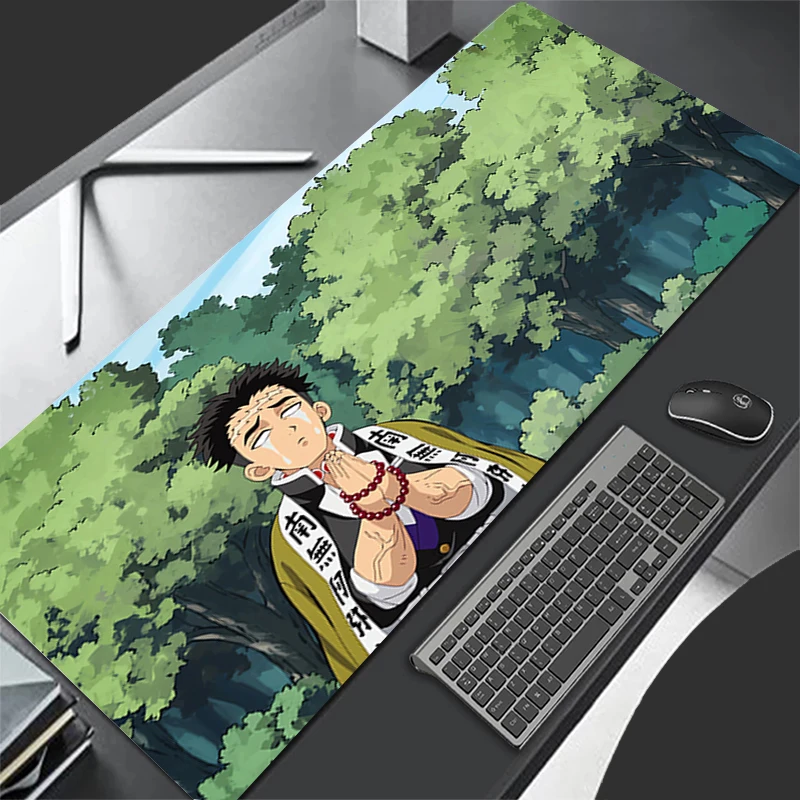 Mousepad Pattern Mouse Pad Desk Mat Computer Gaming Keyboard Pad Rubber Mat Non Slip D-demon Slayer Himejima Gyoumei Mouse Mat
