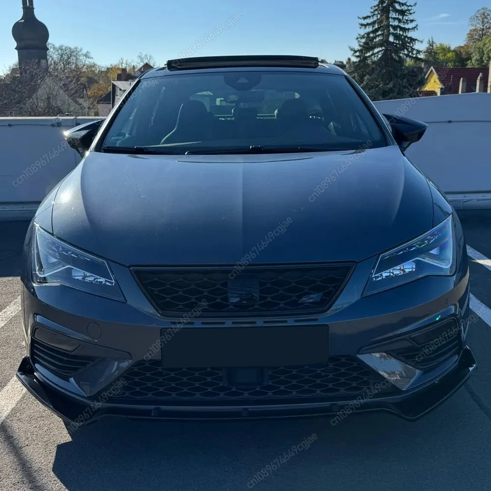 

Передний бампер автомобиля, диффузор, сплиттер, спойлер для Seat Leon MK3 S/S S/C S/T Cupra 2017-2020 LCI ABS, глянцевый черный Bodykits Tuning