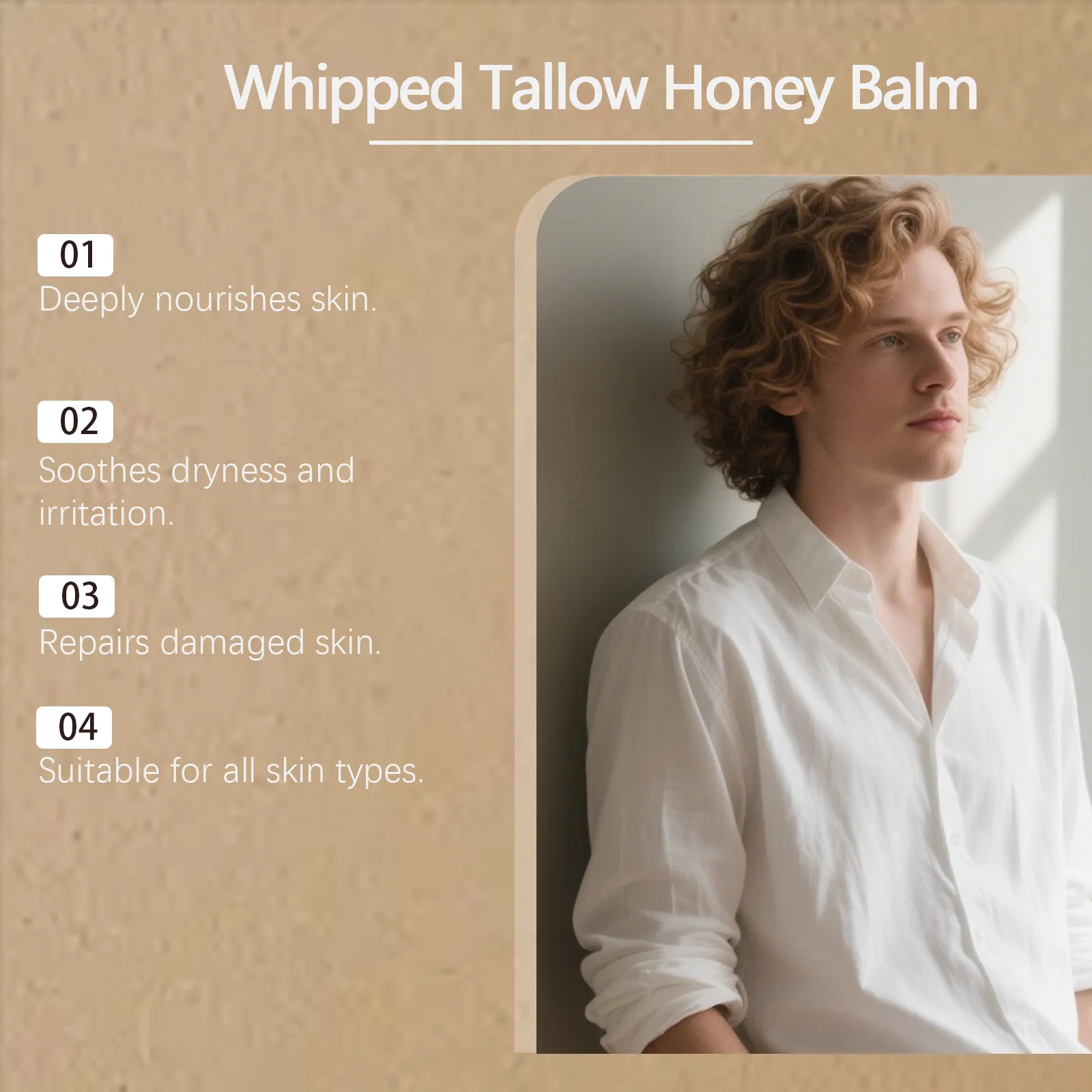 

Woodsleep Men's Avocado Skincare Cream Oil-Control Pores Moisturize Skin Lasting Nourishing Fade Fine Lines Facial Firming Cream