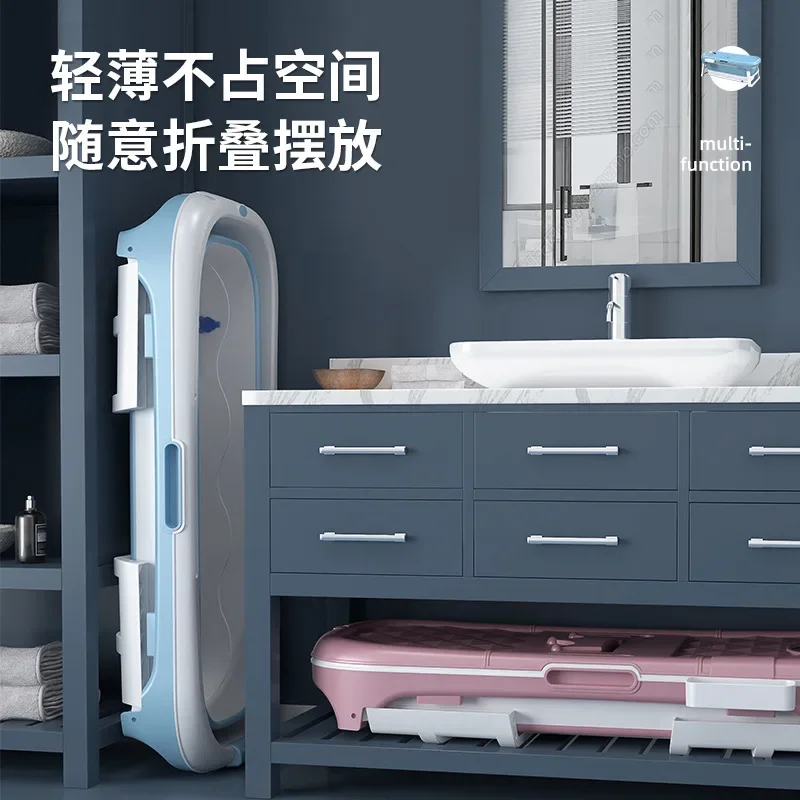 Separate bathroom folding bucket portable