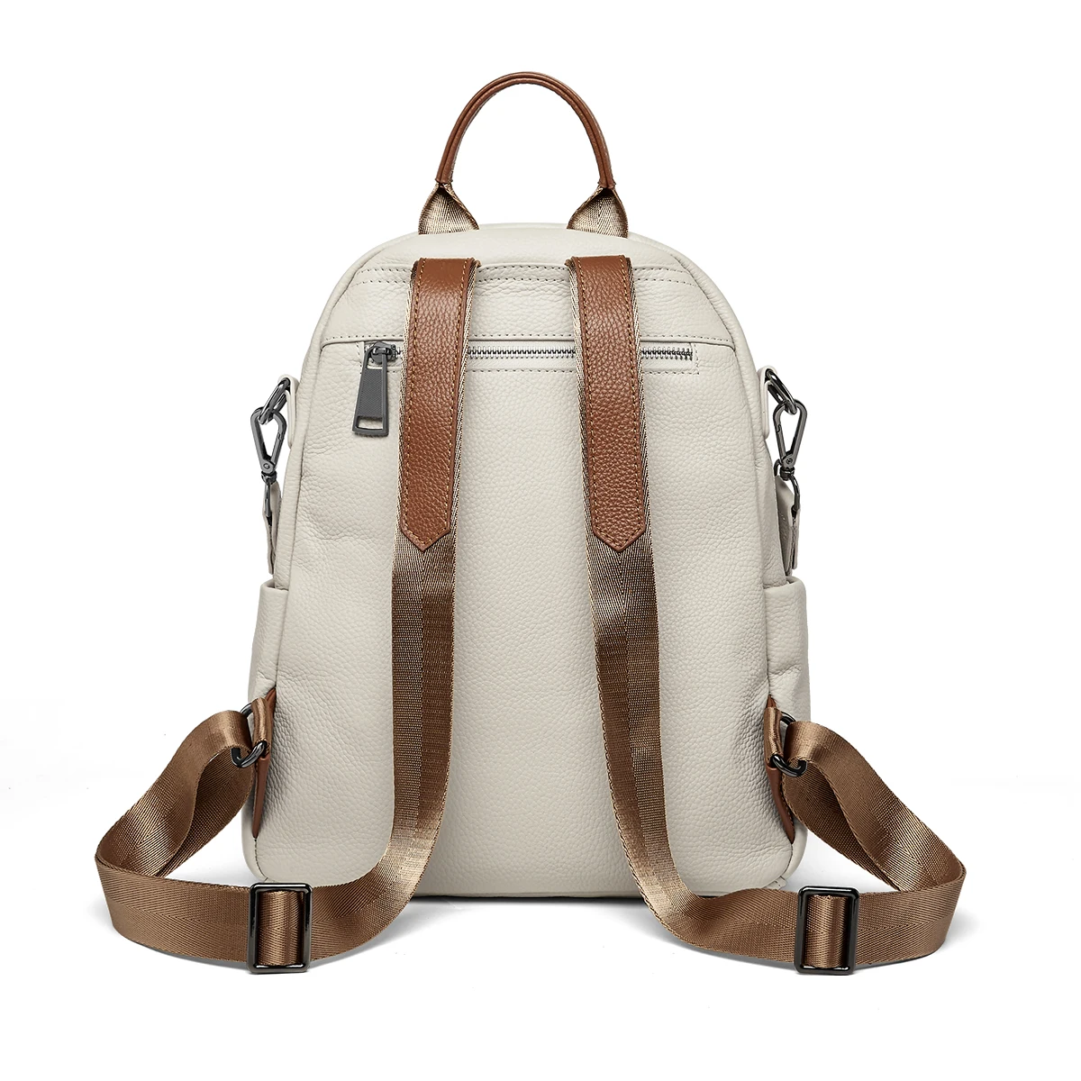 ZOOLER Handmade Full Genuine Leather Backpack Designed Plaid Large Capacity Backpack School Bags College Girl Hot#SC1365