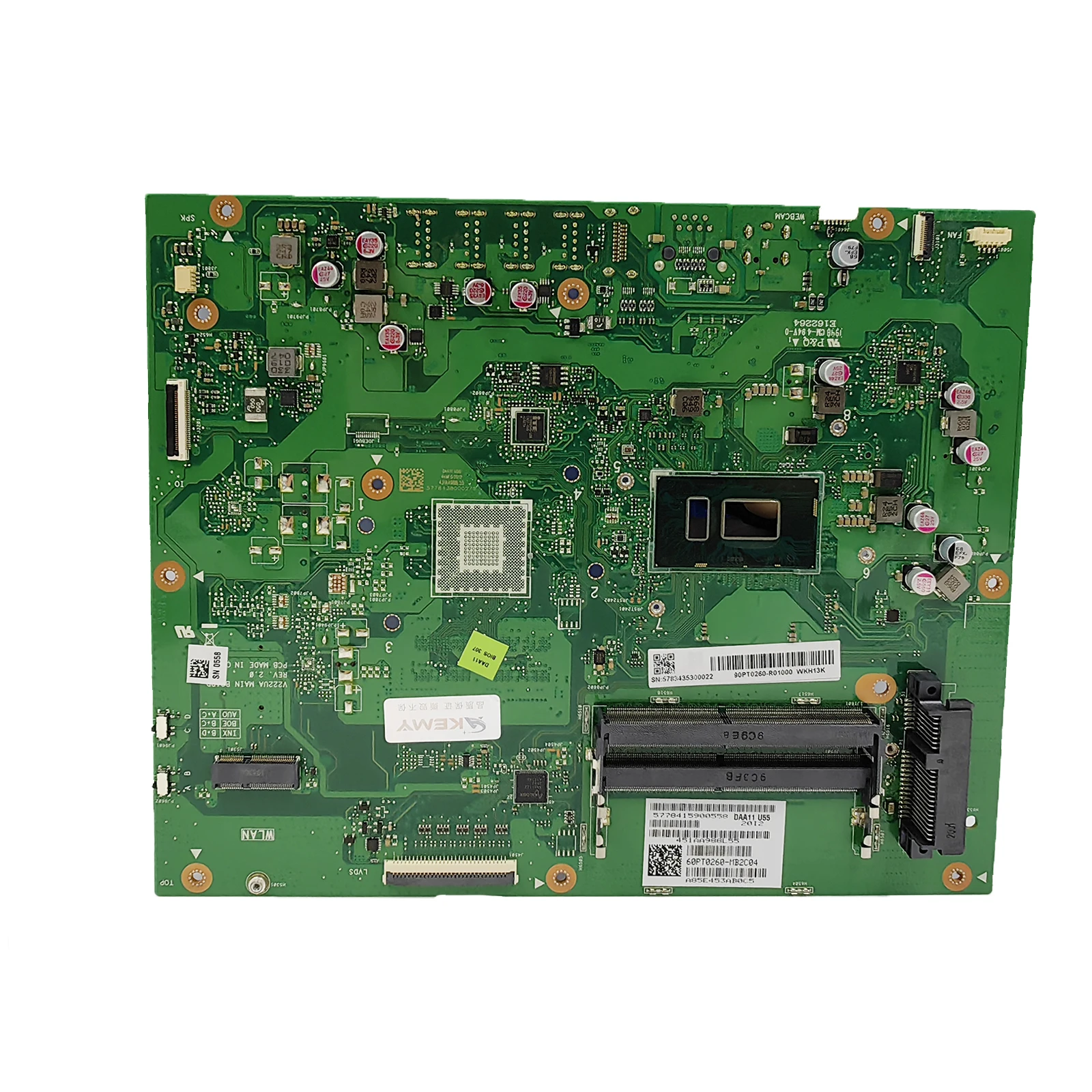 Carte mère V222U pour ASUS Vivo AiO V222UA pour machine tout-en-un avec processeur I7-8550U I5-8250U entièrement testé