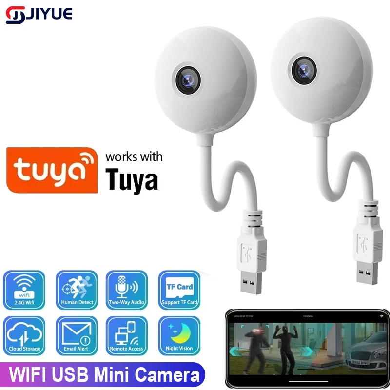 

3-мегапиксельная мини-камера Wi-Fi, внутренняя камера безопасности для радионяни, USB-разъем, IP-наблюдение, Ai, автоматическое отслеживание, сирены Babe Cam, огни