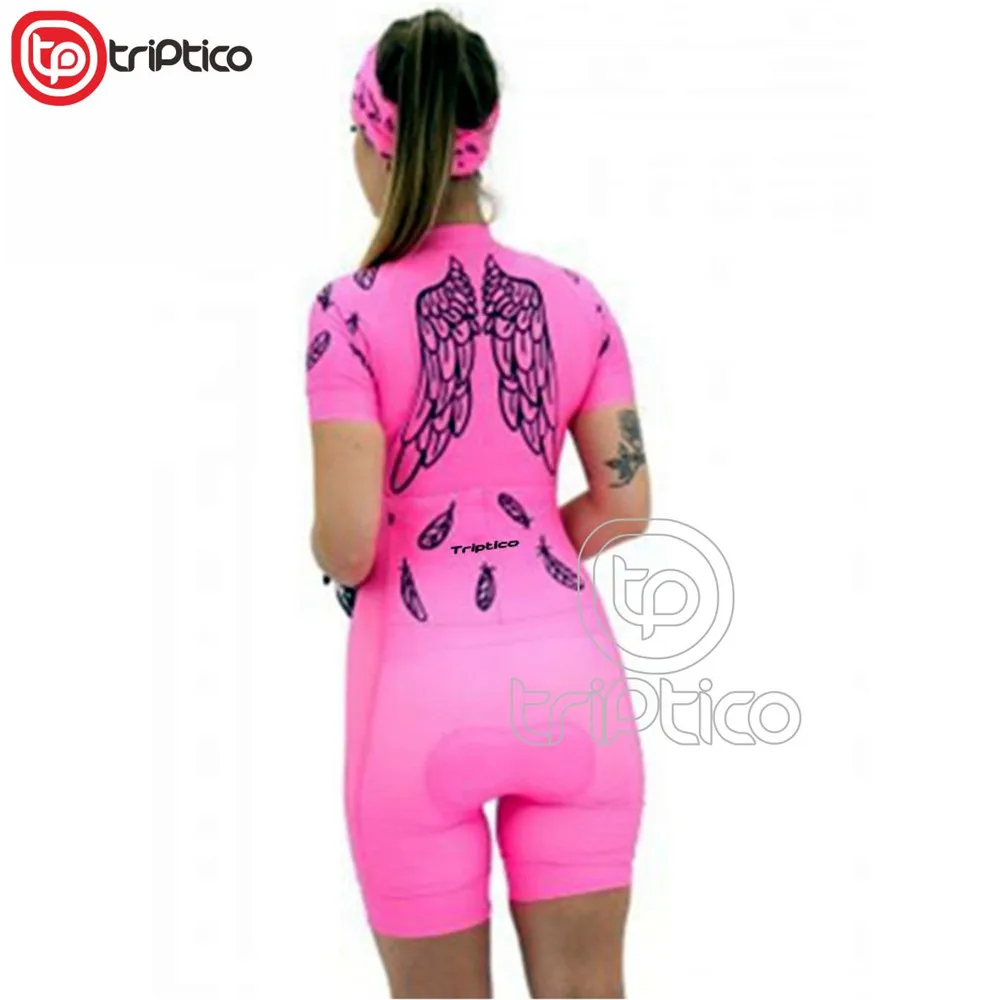 

Triptico Roupas Femininas Bike Ladies Jumpsuit Women Short Ropa Mujer Verano Cycling Outfit Cycle Monkey Macaquinho Ciclismo