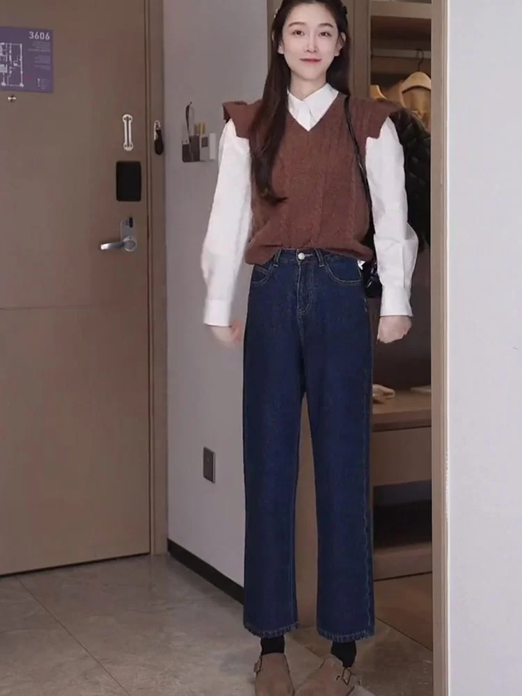 

Женский вязаный жилет Oajer Flagip Store, 4-дюймовый инструмент-ключ, осенняя коллекция Flagip Women's Clothing Store, V-образный вырез