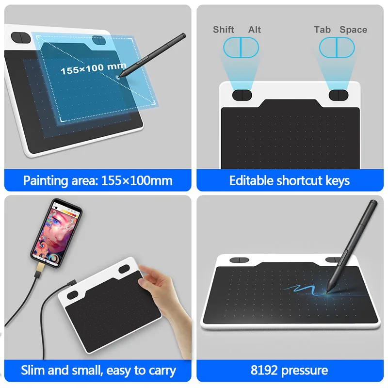 Digital board can be connected to mobile phone drawing board Computer drawing board handwriting input board