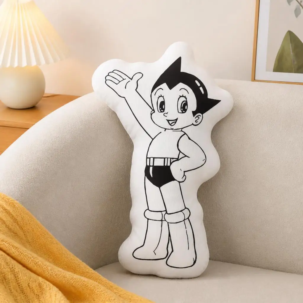 Astroboy Robot boy Funny Pillow Cushion Irregular Stuffed Throw Pillow Home Decor Gift Sofa Bed