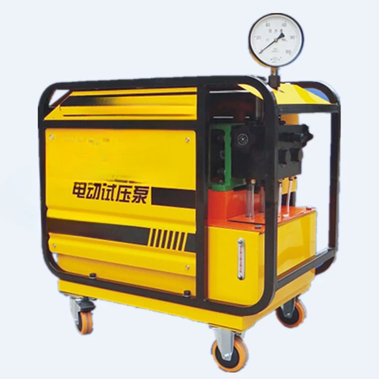 Electric pressure test pump JT4DSY70/25 working pressure 25mpa pipeline valve