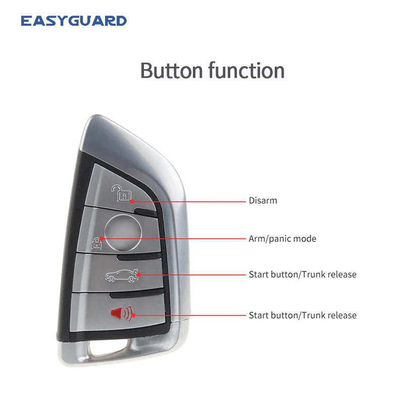 Kit pke estilo EASYGUARD CAN BUS para BMW E71,E72,X6 después de 2007, plug & play, Instalación fácil DIY