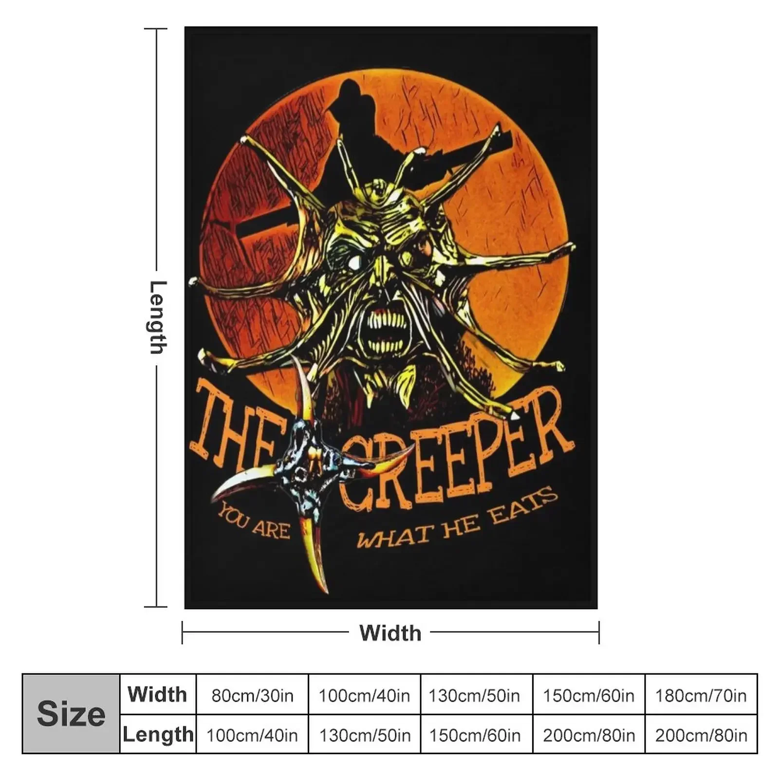 New The Creeper Jeepers Creepers Throw Blanket bed plaid Moving Beautifuls Summer Blankets