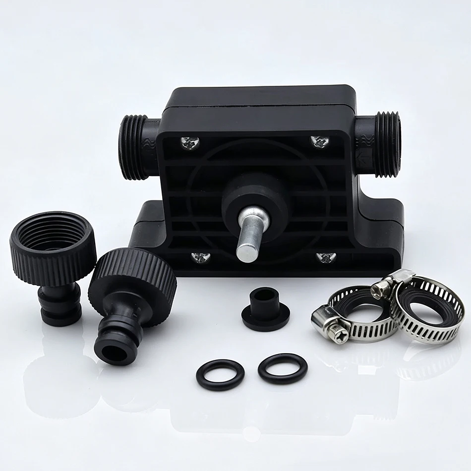 Mini Centrifugal Pump Electric Drill Pump Portable Home Garden Outdoor Tool Diesel Oil Fluid Water Pump