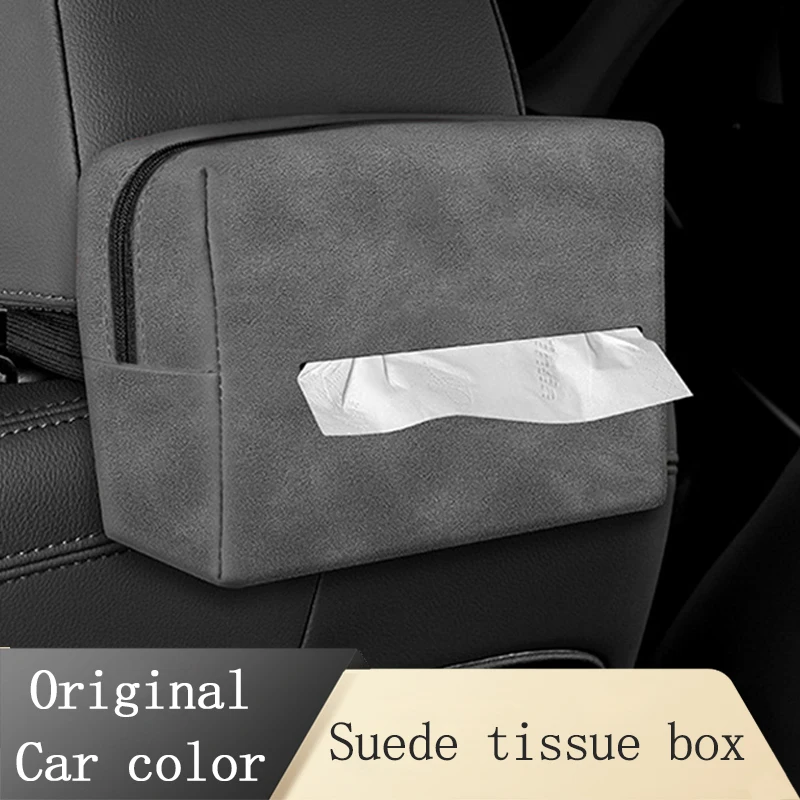 

Car Suede Tissue Box For Audi A1 A2 A3 A4 A5 A6 A7 A8 Q3 Q4 Q5 Q6 Q7 Q8 TT RS3 B8 8P Tissue Bag Seat Back Paper Bag Accessories